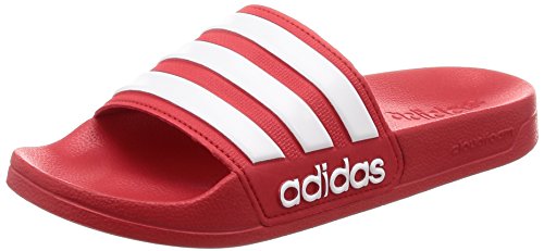 Adidas Adilette Shower Chanclas Hombre, Rojo (Escarl/Ftwbla/Escarl 000), 42 EU (8 UK)