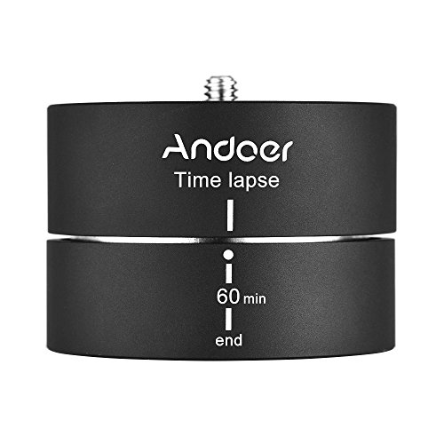 Andoer® 360 Grados Girar Adaptador de Montaje del Casco para Trípode Estabilizador de Gopro Cámara Deportiva/ Automático paneo fotografía time-lapse