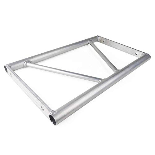 Cablematic - Estructura truss plana de aluminio plateado con tubo paralelo de 300mm tramo recto 50cm