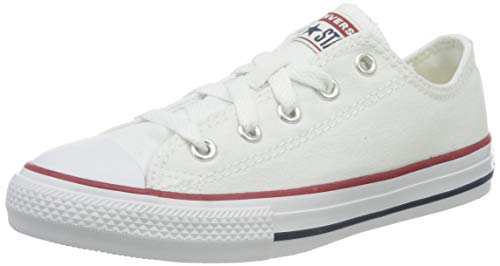 Converse Chuck Taylor All Star, Zapatillas de Lona Infantil, Blanco, 35 EU (2.5 UK)