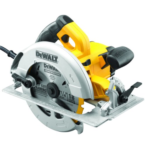 Dewalt DWE575K-QS Sierra circular 1.600W y maletín, Negro y amarillo