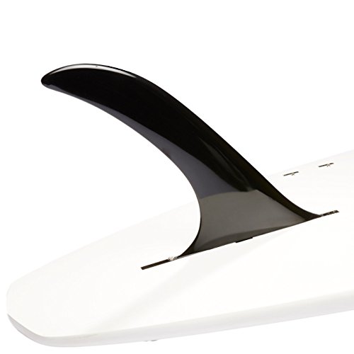 DORSAL Pintail Single Surf Sup - Aletas para Tabla de Surf (Flexibles), Color Negro