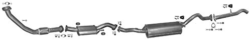 ETS-EXHAUST 5760 El sistema de silenciadores + el kit de montaje completo (pour PAJERO 2.8 TDi 4X4 HARD TOP 125hp 1994-1996)