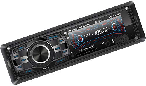 Innova RNG01FG300BT - Radio CD para Coche (Bluetooth, USB, 4 x 50 W), Negro