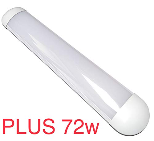 Led Atomant Lampara LED 120cm 72w. Doble Potencia. Pantalla, 72 W, Blanco, 120 Cm