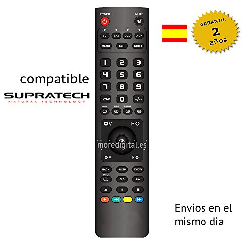 Mando a distancia Especifico para Television Tv Dvd SUPRATECH - Reemplazo