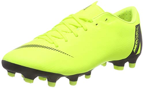 Nike Vapor 12 Academy MG, Zapatillas de Fútbol Unisex Adulto, Verde (Volt/Black 701), 42 EU