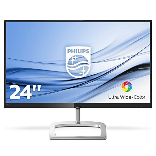 Philips 246E9QJAB/00, Monitor 24" FullHD IPS con Altavoces (FHD, 1920 x 1080, Modo LowBlue, AMD FreeSync, HDMI, VGA), VGA; HDMI;DVI-D, 24", Negro