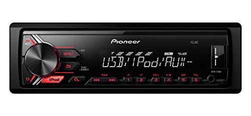 Pioneer MVH-190Ui Digital Car Stereo con sintonizador RDS, USB y Aux-In, negro