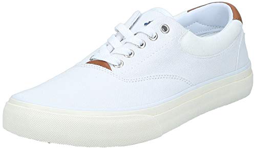 Polo RALPH LAUREN Thorton NE Zapatillas Moda Hombres Blanco - 44 - Zapatillas Bajas