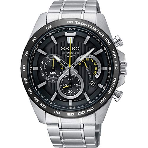 Seiko Reloj Cronógrafo para Hombre de Cuarzo con Correa en Acero Inoxidable SSB303P1