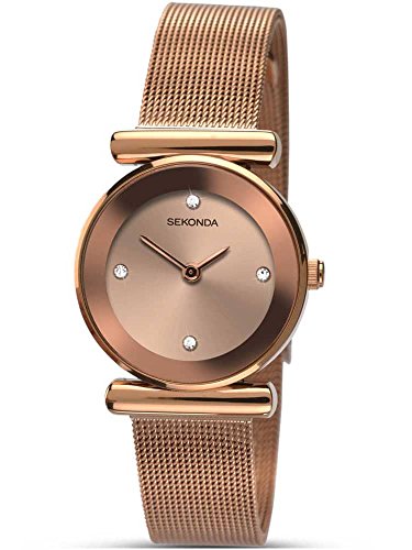 Sekonda Reloj Mujer de Analogico con Correa en Chapado en Acero Inoxidable 2301.27