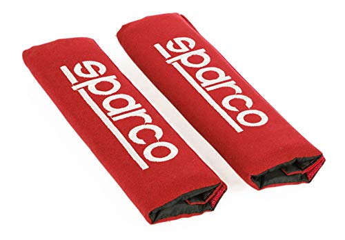 Sparco SPC1204RD Almohadilla, Rojo, Set de 2