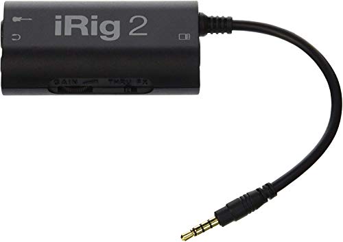 53/5000
 IK Multimedia iRig 2 Mobile Guitar Interface- Negro
