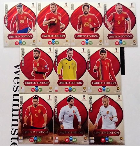 Adrenalyn Lote Cards Edición Limitada Spain XL Mundial Rusia 2018