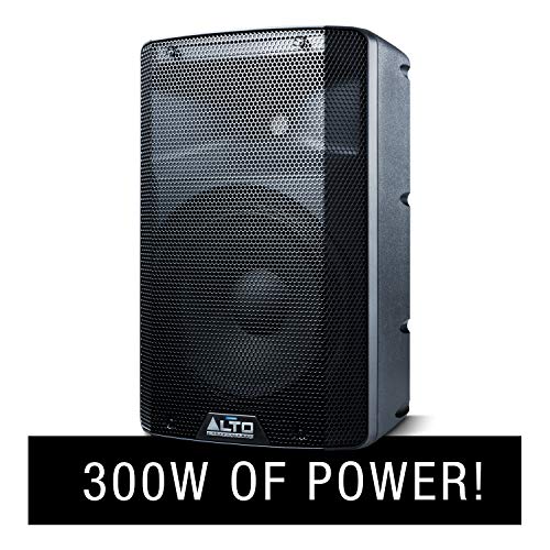 ALTO Professional TX210 – Altavoz Autoаmplificado de 2 Vías, 10 Pulgadas y 300 W con Crossover Activo, Conectividad para una Óptima Funcionalidad y Limitador Analógico Integrado