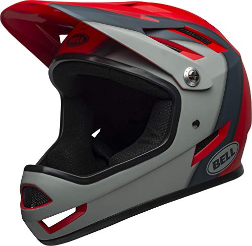 BELL Sanction Casco Integral MTB, Unisex Adulto, Presencias Matte Crim, Medium/55-57 cm