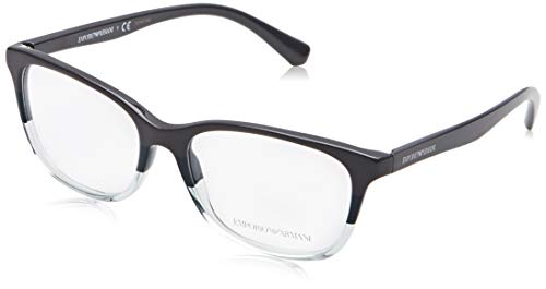 Emporio Armani 0EA3126 Monturas de gafas, Grey/Green/Trasp Aqua, 54 para Mujer