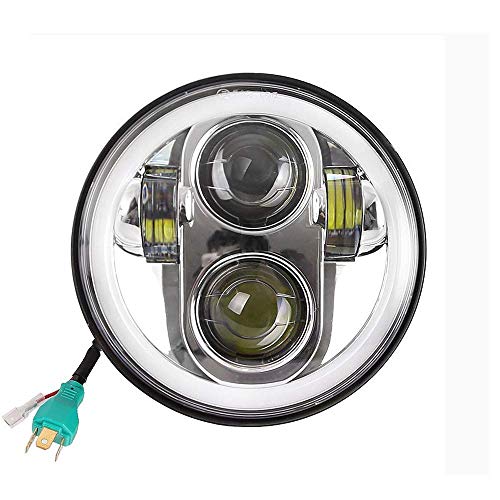 Faros LED redondos de 45 W Halo para Harley Davidson