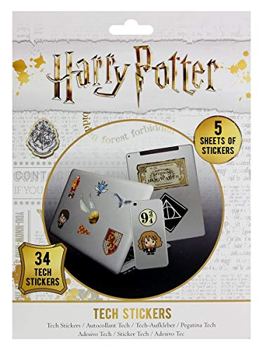 HARRY POTTER Pegatinas para Dispositivos electrónicos, Multicolor (Pyramid International TS7407)