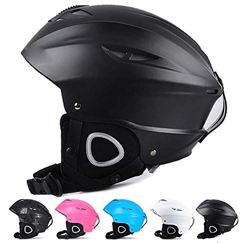 Hombre Mujer Casco De Esquí Medio Abierto Protección Cara Casco, Un Casco De Parapente Cálido Ultraligero, para Motocicletas, Bicicletas Y Scooters, Esquí, Etc. ECE Homologado