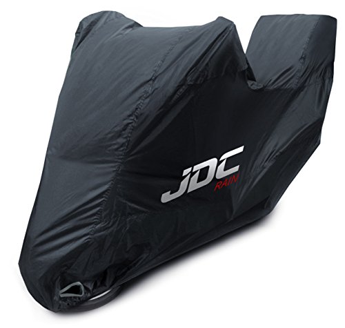 JDC Cubierta Impermeable De La Motocicleta - Negro - Rain - XL Baúl