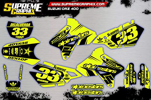 Kit Adhesivos Suzuki DRZ 400 ADESIVI Sticker KLEBER AUFKLEBER