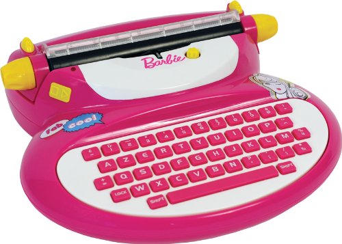 Mehano- Barbie máquina de Escribir de Juguete (E118BA)
