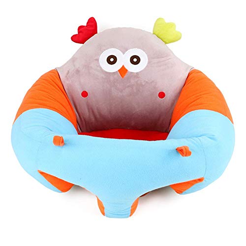 Morningtime Asiento De Apoyo para Bebe, Asiento De Aprendizaje Bebe, Cojin De Asiento De Suave Peluche, Juguetes para Niños, Sofa Bebe De 0 A 2 Años