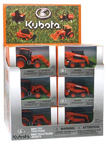 New Ray - Tratadores Kubota Surtidos, Escala 1/64, Modelo Medio de águilas, Multicolor, 0093577341935