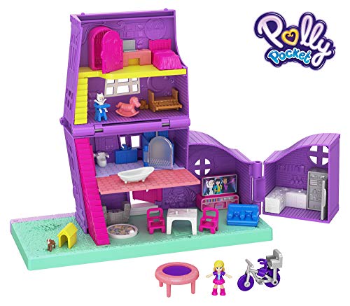 Polly Pocket-GFP42 Casa de muñecas de juguete con accesorios, multicolor (Mattel GFP42)
