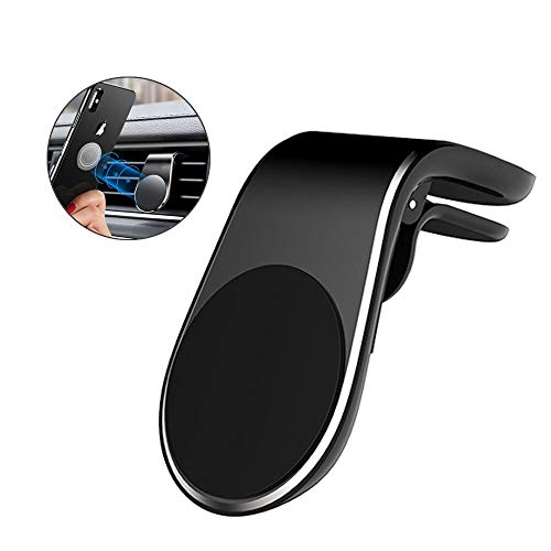 Soporte Móvil Coche, Soporte Teléfono Magnético Universal para Rejillas del Aire Soporte Smartphone Coche para Ventilación para Dispositivo GPS, iPhone X XS 8 Plus Samsung S10 S9 S8, Huawei, Xiaomi