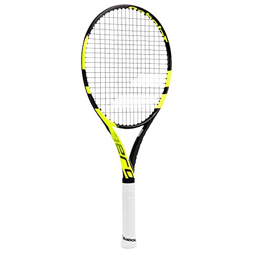 Babolat Pure Aero Super Lite S Raqueta de Tenis, Unisex Adulto, Negro/Amarillo, 1