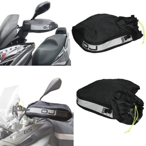 Compatible con RIEJU RS3 50 Pro Manguitos TÉRMICO Impermeable OJ C007 Pro Hand Plus PARAMANS para Motocicletas Scooter UNIVERSALES Cubierta Acolchada