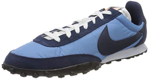 Nike Waffle Racer, Zapatillas para Correr para Hombre, Azul Claro/Azul Marino Medianoche/Azul Marino Medianoche, 42 EU