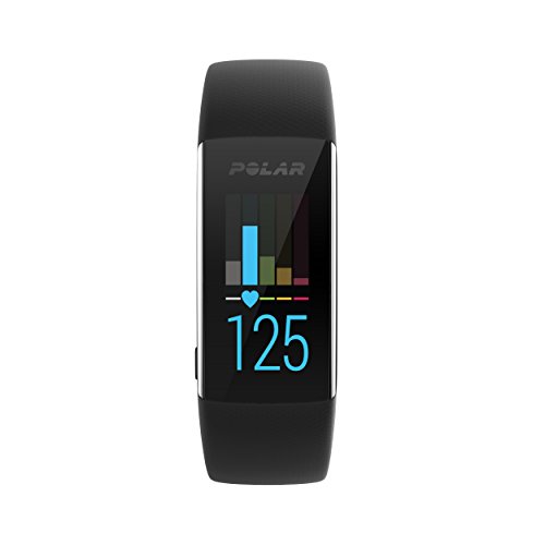 Polar A370 Reloj de fitness con GPS conectado y Frecuencia cardíaca en la muñeca. Actividad 24/7 - Negro, M/L