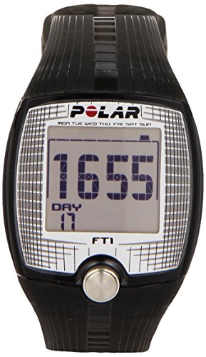 Polar FT1 Pulsómetro, Unisex, Negro/Plata, Talla Única