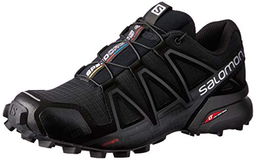 Salomon Speedcross 4 W, Zapatillas de Trail Running para Mujer, Negro (Black/Black/Black Metallic), 38 EU