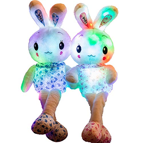 SJZV Juguete de Peluche de Conejo Mimoso Regala a los Niños un Regalo de Pascua （2pack,110CM