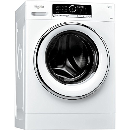 Whirlpool FSCR10425 Independiente Carga frontal 10kg 1400RPM A+++ Blanco - Lavadora (Independiente, Carga frontal, Blanco, Izquierda, Cromo/Blanco, 1,2 m)