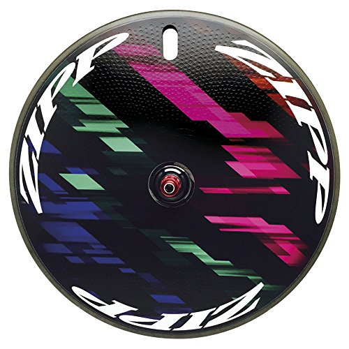 Zipp Super-9 Rueda Trasera, Carbono, Cubierta, 10-11v, Pegatina blan ca, Multicolor, M