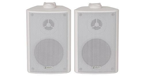 Adastra 30W RMS de 3 Pulgadas de Pared para Altavoces estéreo - Blanco