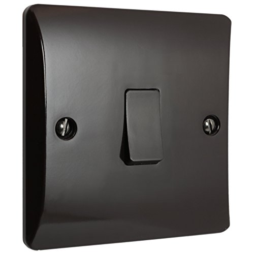 Art Deco Emporium - Interruptor de pared de baquelita (intermedio), color marrón