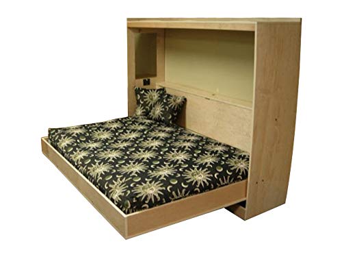 Construye tu propia cama horizontal de Murphy Plan de cama tamaño queen Planes de cama DIY muebles