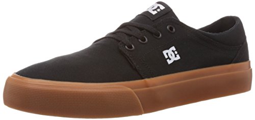 DC Shoes (DCSHI) Trase TX-Shoes For Men, Zapatillas de Skateboard para Hombre, Negro (Black/Gum), 36 EU