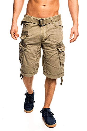 Geographical Norway People - Pantalón corto para hombre Mastic. XXL