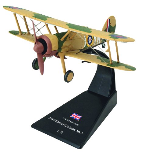 Gloster Gladiator Mk1 diecast 1:72 model (Amercom SL-28)