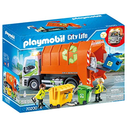 PLAYMOBIL City Life Camión de Reciclaje, A partir de 4 años (70200)