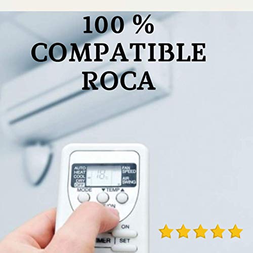 Roca - Mando Aire Acondicionado Roca - Mando a Distancia Compatible 100% con Aire Acondicionado Roca. Entrega en 24-48 Horas. Roca MANDO COMPATIBLE.
