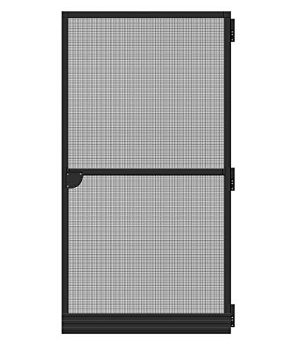 Schellenberg 70927 Mosquitera para puerta Basic, Puerta para balcón Puerta y terrazas para puerta, marrón, 100 x 210 cm